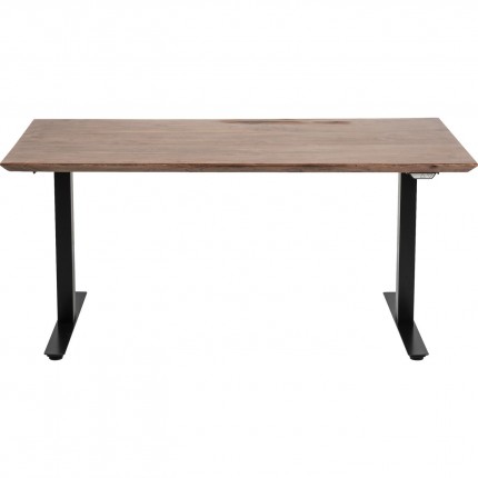 Desk Smart Symphony walnut black 160x80cm Kare Design