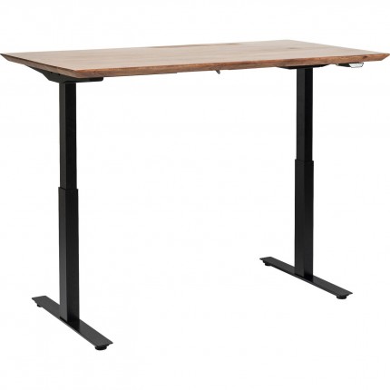 Desk Smart Symphony walnut black 160x80cm Kare Design