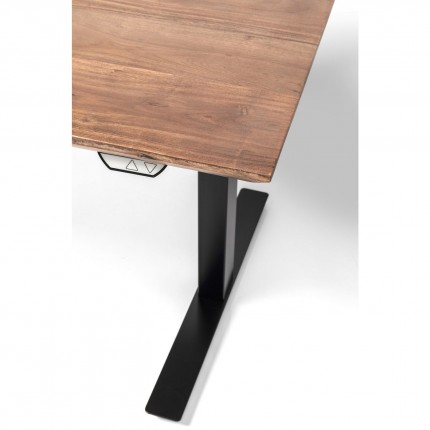 Desk Smart Symphony walnut black 160x80cm Kare Design