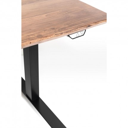 Desk Smart Symphony walnut black 160x80cm Kare Design