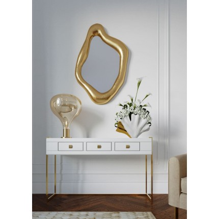 Wall Mirror Hologram 119x76cm Gold Kare Design