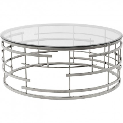 Coffee Table Jupiter Ø100cm silver Kare Design