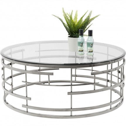 Coffee Table Jupiter Ø100cm silver Kare Design