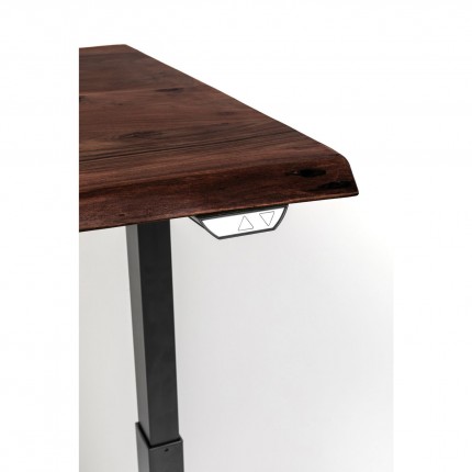 Desk Smart Harmony walnut black Kare Design