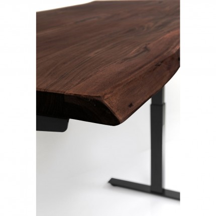 Desk Smart Harmony walnut black Kare Design