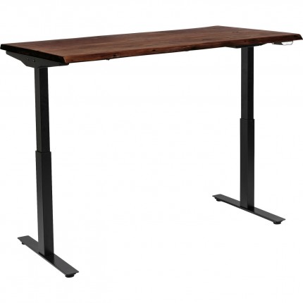 Desk Smart Harmony walnut black Kare Design