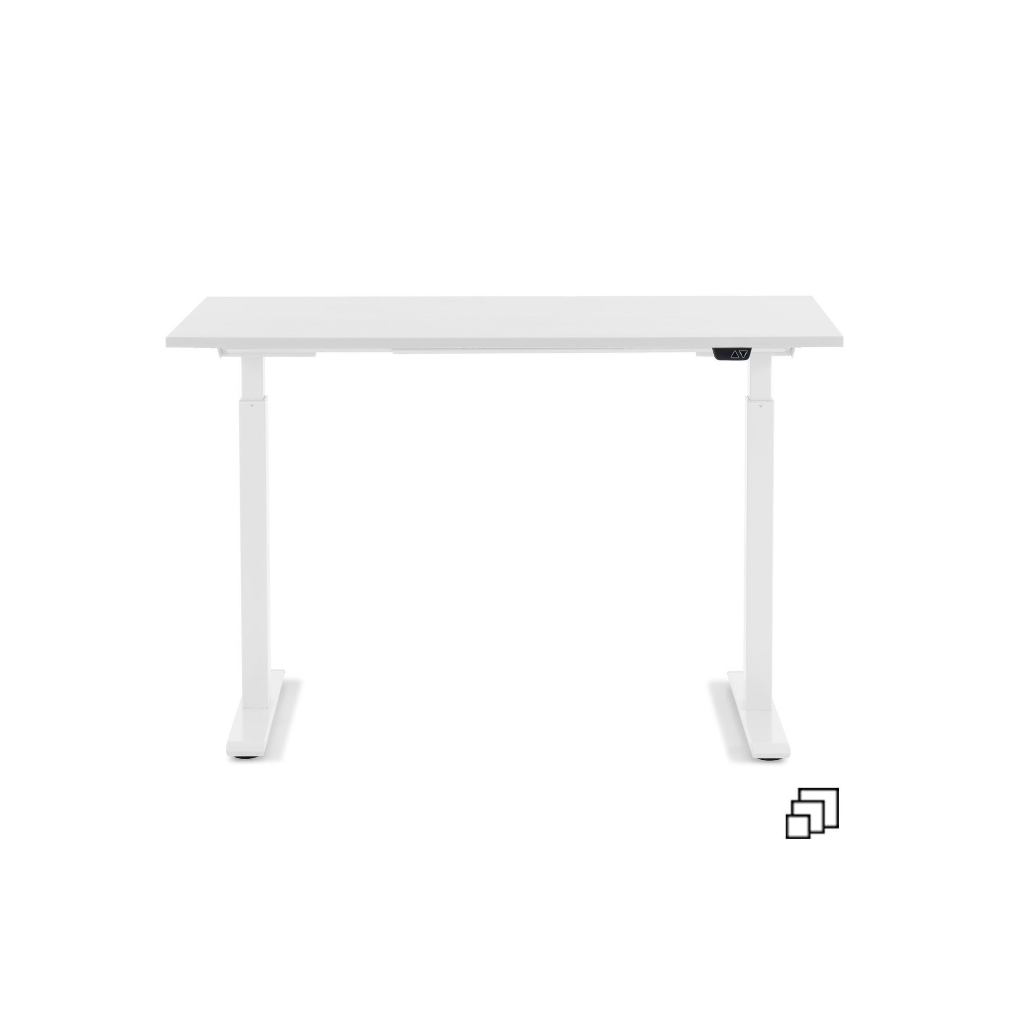 Bureau Office blanc blanc 120x70