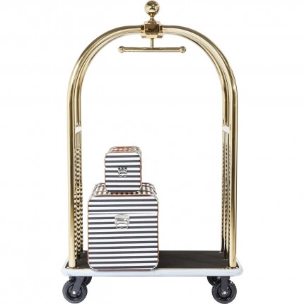 Baggage Trolley VIP Vegas gold Kare Design