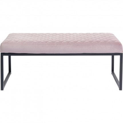 Banc Smart 90x40cm noir et rose Kare Design