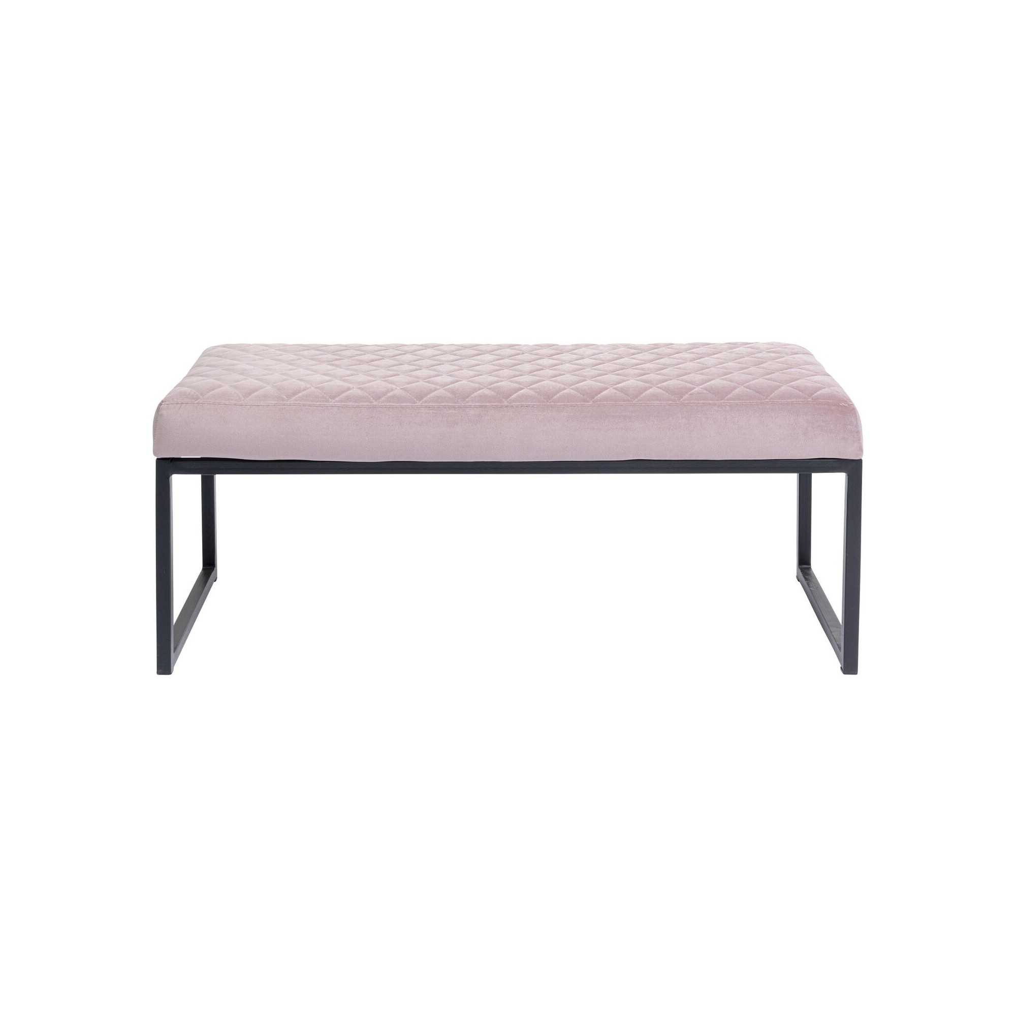 Banc Smart noir et rose 90x40cm Kare Design