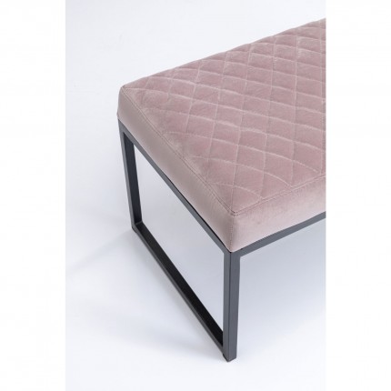 Bench Smart 90x40cm pink and black Kare Design