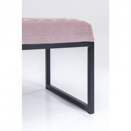 Banc Smart 90x40cm noir et rose Kare Design