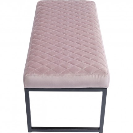 Bench Smart 90x40cm pink and black Kare Design