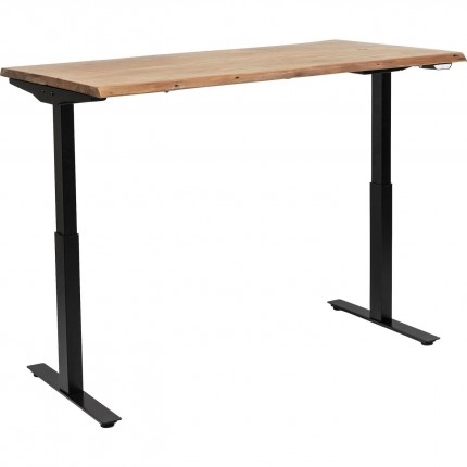 Desk Smart Harmony acacia black Kare Design