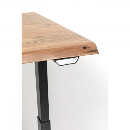 Desk Smart Harmony acacia black Kare Design