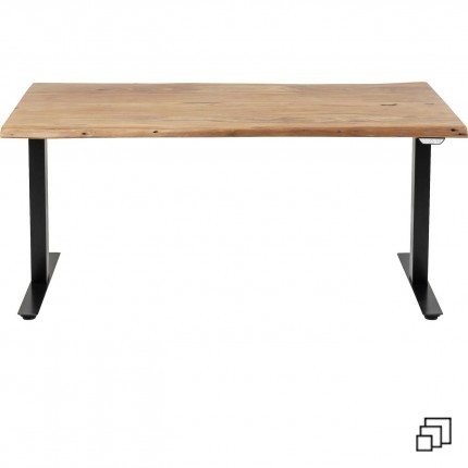 Desk Smart Harmony acacia black Kare Design