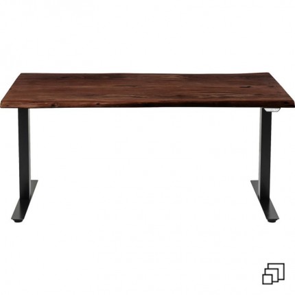 Desk Smart Harmony walnut black Kare Design