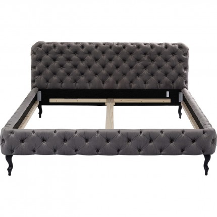 Bed Desire velvet grey Kare Design