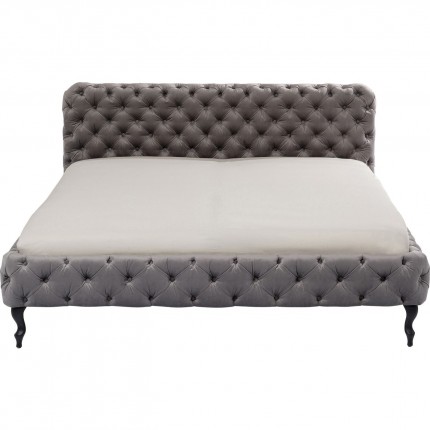 Bed Desire velvet grey Kare Design