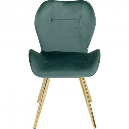 Chair Viva velvet green Kare Design