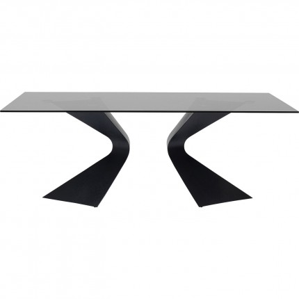 Table Gloria 200x100cm black Kare Design