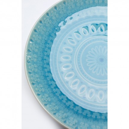 Plate Sicilia Blue Ø21cm (3/Set) Kare Design