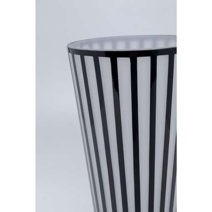 Vase Brillar noir et blanc 40cm Kare Design