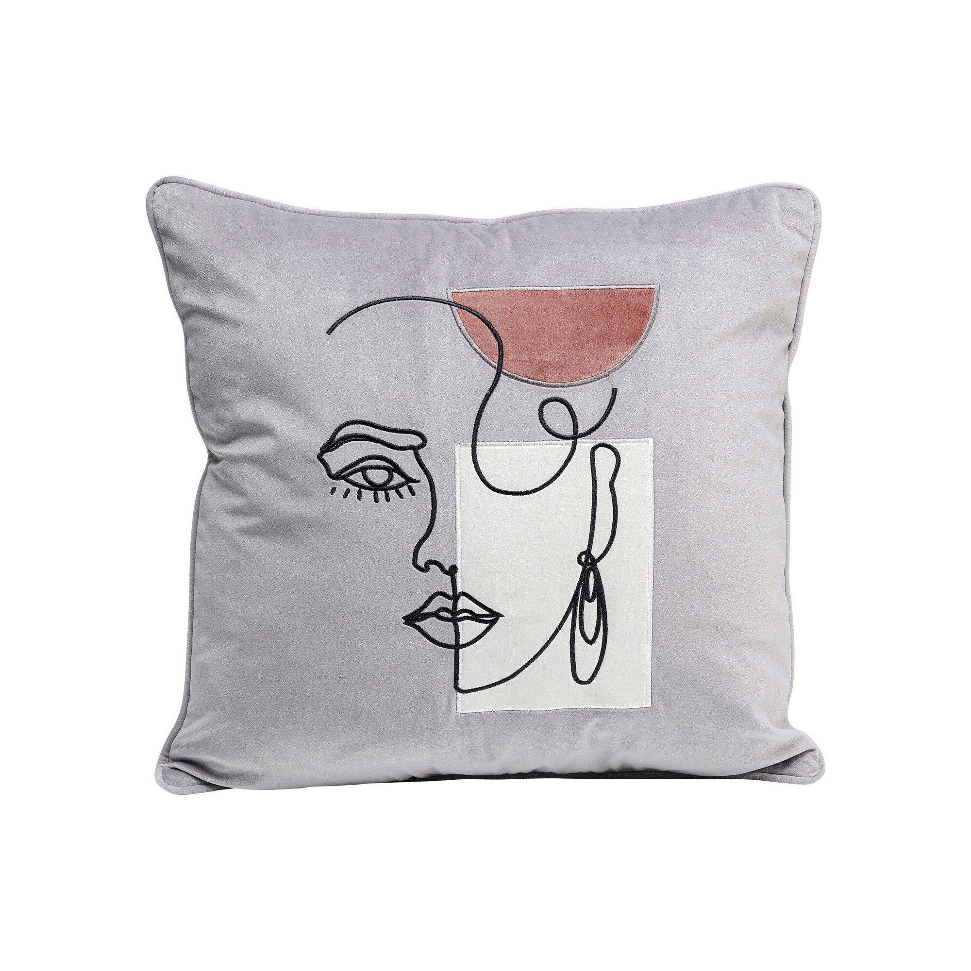 Coussin Mademoiselle 45x45cm