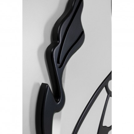 Wall Mirror Pieces Ø100cm matt black Kare Design