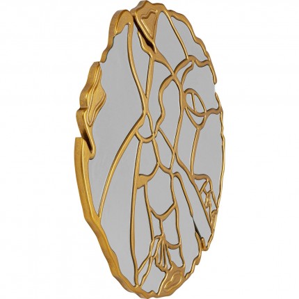 Wall Mirror Pieces Gold Ø100cm Kare Design