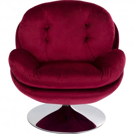 Swivel Armchair Cosy Berry Kare Design