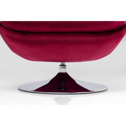 Swivel Armchair Cosy Berry Kare Design