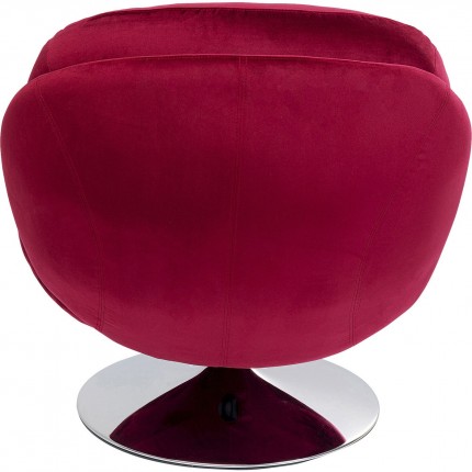 Swivel Armchair Cosy Berry Kare Design