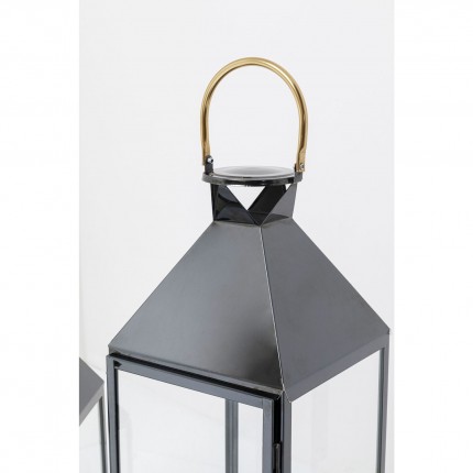 Lantern Giardino Black and Gold (4/Set) Kare Design