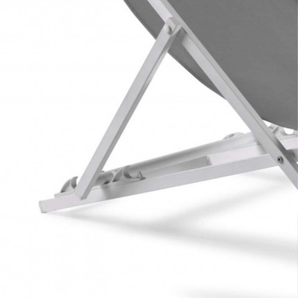 Gescova Denia white and light grey lounger