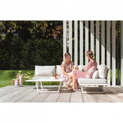 Palma white garden furniture set Gescova