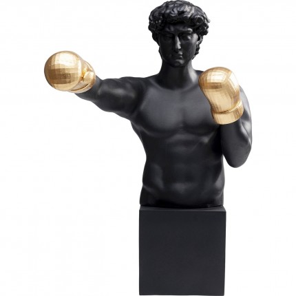 Deco boxer man 68cm black Kare Design