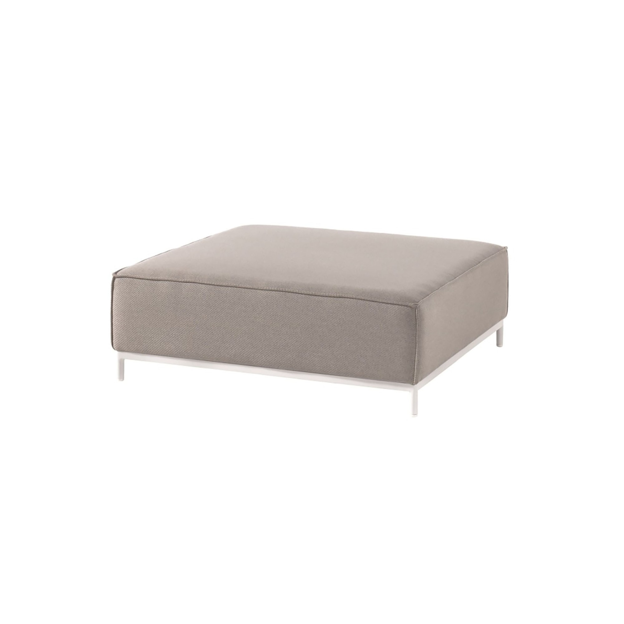 Table d'appoint pouf Avenatti gris clair Gescova