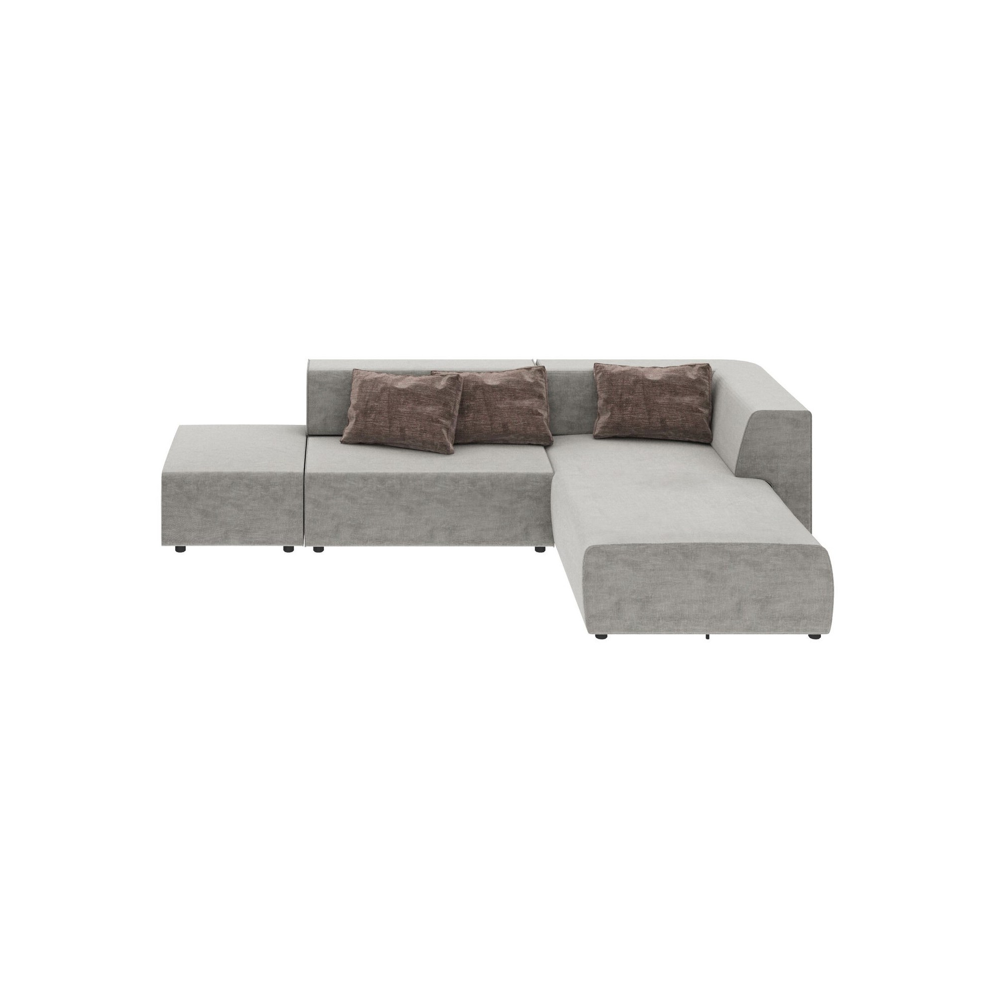 Corner Sofa Infinity Vegas Grey 337cm