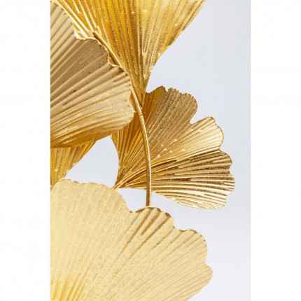 Lampe feuilles de ginkgo dorées et noir Kare Design