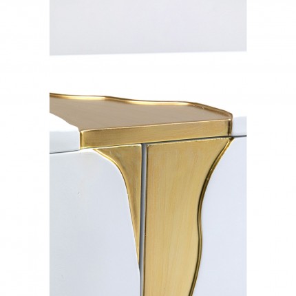 Sideboard Cracked white and gold Kare Design