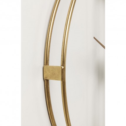 Wall Clock Clip Gold Kare Design