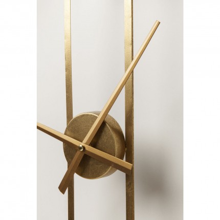 Wall Clock Clip Gold Kare Design