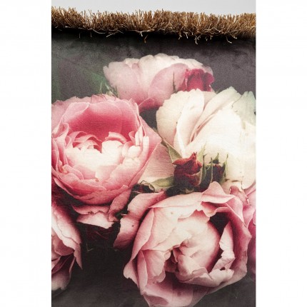 Cushion Fringe Blush Roses Kare Design