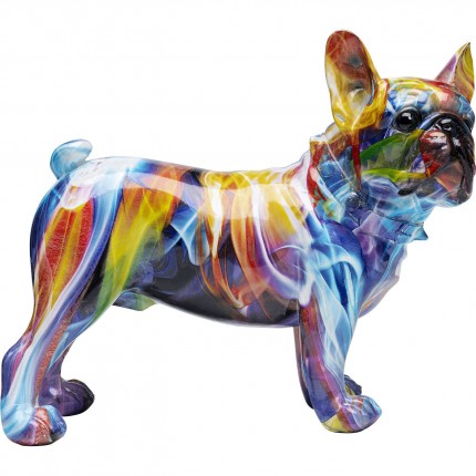 Déco bouledogue halo de couleurs Kare Design