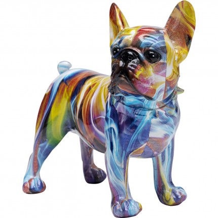 Déco bouledogue halo de couleurs Kare Design