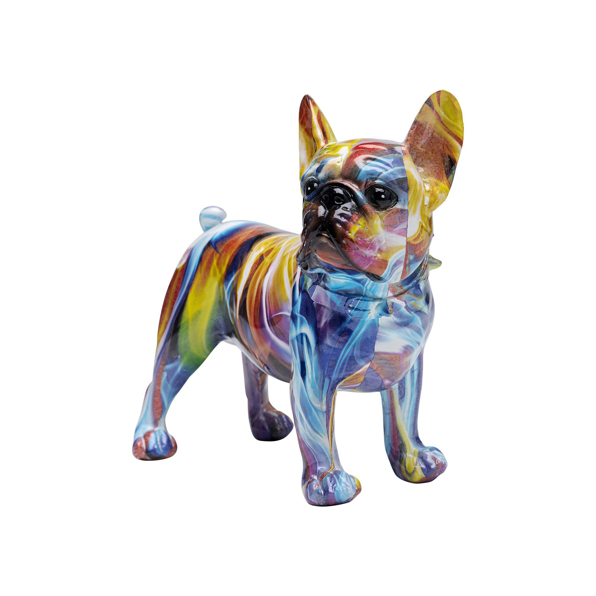 Déco Bulldog halo de couleurs Kare Design