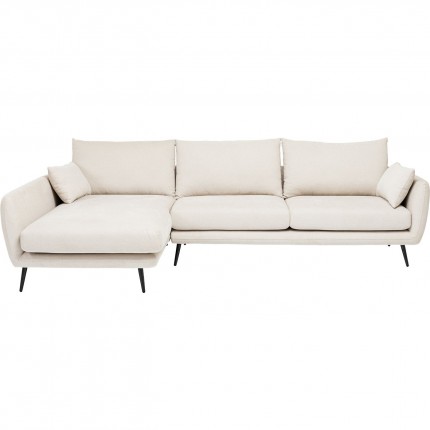 Corner Sofa Amalfi Cream Left Kare Design