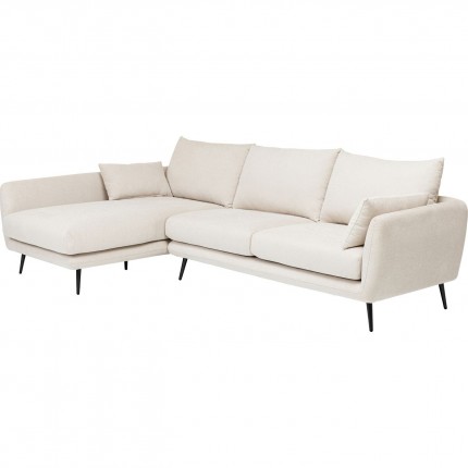 Corner Sofa Amalfi Cream Left Kare Design