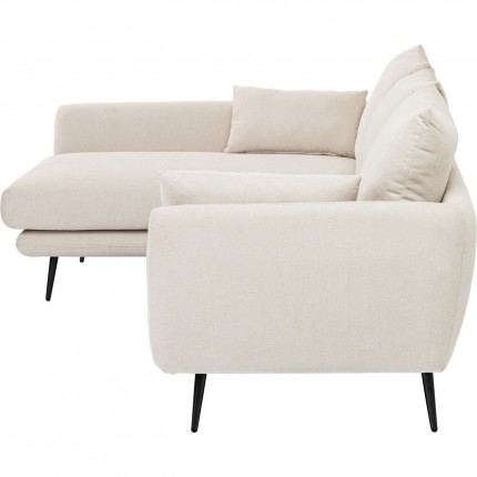 Corner Sofa Amalfi Cream Left Kare Design